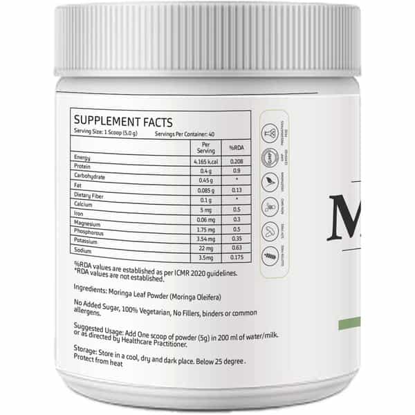 Greenopia Moringa Leaf Powder - 200G