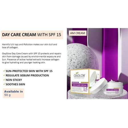 Oxyglow Herbals Day Cream|Keep Skin Smooth|Reducing Aging Sign|Skin Repair|Combats Dryness| 50grams