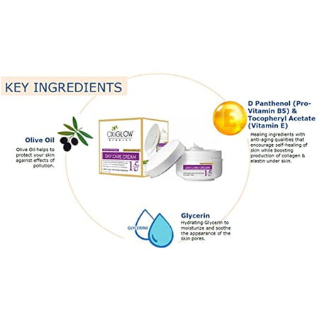 Oxyglow Herbals Day Cream|Keep Skin Smooth|Reducing Aging Sign|Skin Repair|Combats Dryness| 50grams