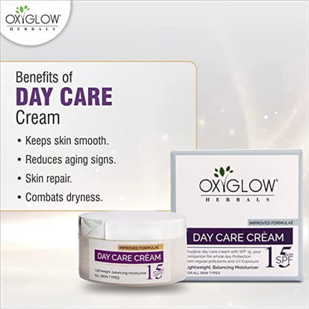 Oxyglow Herbals Day Cream|Keep Skin Smooth|Reducing Aging Sign|Skin Repair|Combats Dryness| 50grams