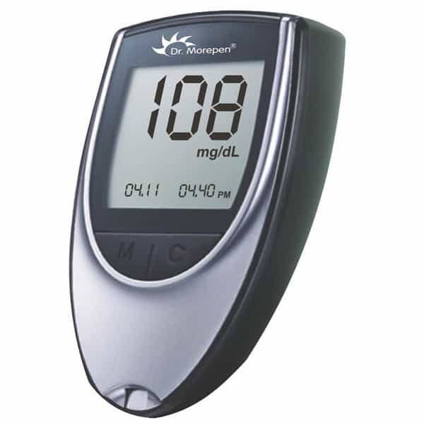 Dr. Morepen Bg 03 Glucometer Kit (With 25 Strips) With 2 Pack Round Lancet (50 Each) Free