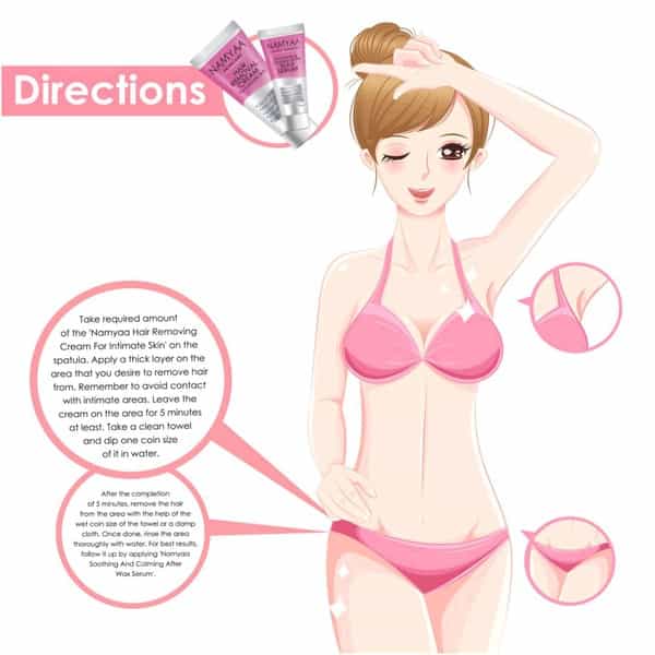 Namyaa Hair Removing Cream For Intimate Skin - 60 Gm