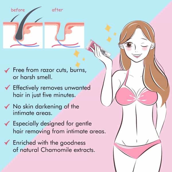 Namyaa Hair Removing Cream For Intimate Skin - 60 Gm