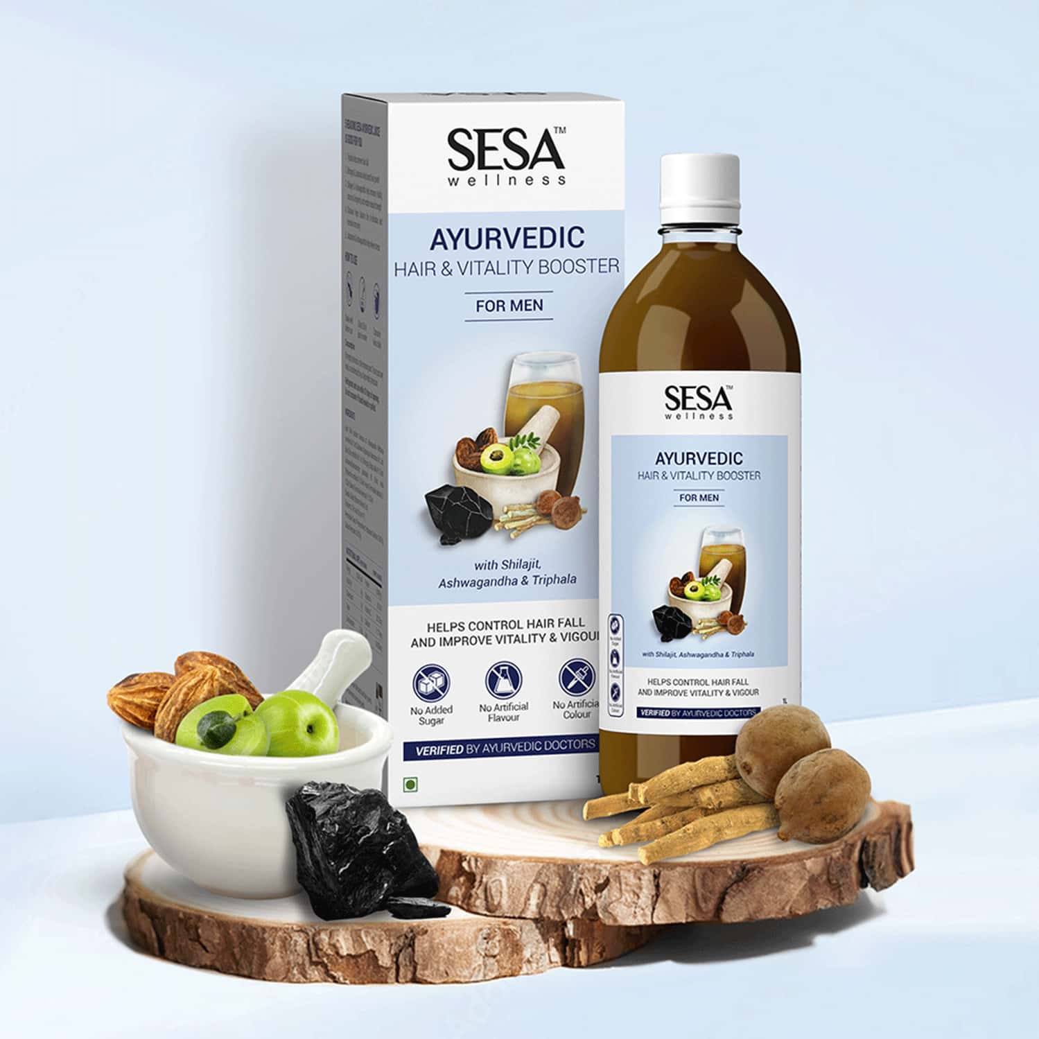 Buy SESA AYURVEDIC JUICE FOR MEN BOOSTS VITALITY & VIGOUR CONTROLS