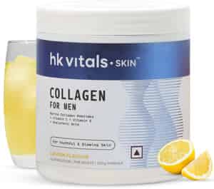 Hk Vitals Marine Collagen For Men Supplement (lemon | 200g) | Vitamin C | E