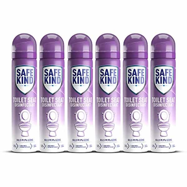 Mankind Safekind Toilet Seat Disinfectant Spray For Instant Disinfection 75Ml (Pack Of 6)