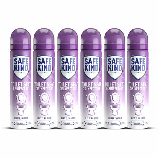 Mankind Safekind Toilet Seat Disinfectant Spray For Instant Disinfection 75Ml (Pack Of 6)