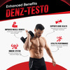 Denzour Nutrition Testosterone Supplement For Men - 1000mg | L - Arginine & Herbal Blend 60 Capsules