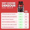 Denzour Nutrition Testosterone Supplement For Men - 1000mg | L - Arginine & Herbal Blend 60 Capsules