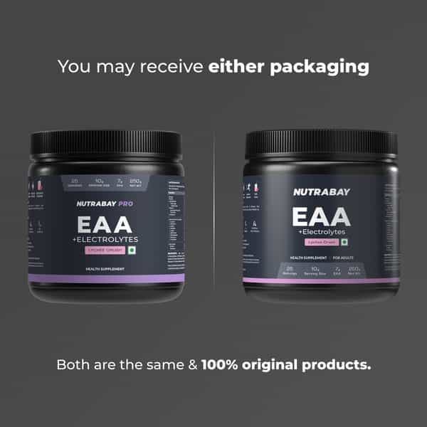 Nutrabay Pro Eaas With Electrolytes (Essential Amino Acids) Lychee Crush - 250G