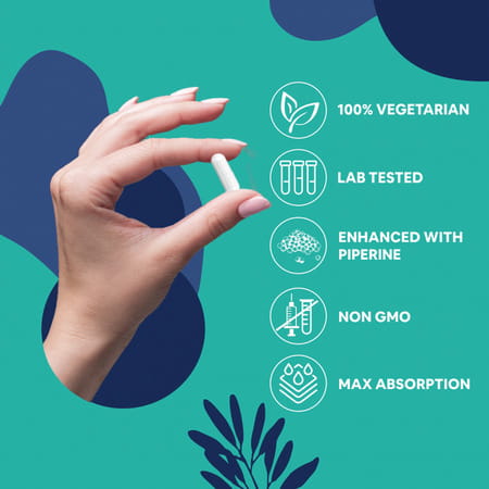 Carbamide Forte Coenzyme Q10 (Coq10) 120mg With Piperine 6mg Supports Heart Health 60 Capsules