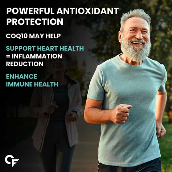 Carbamide Forte Coenzyme Q10 (Coq10) 120Mg With Piperine 6Mg Supports Heart Health 60 Capsules