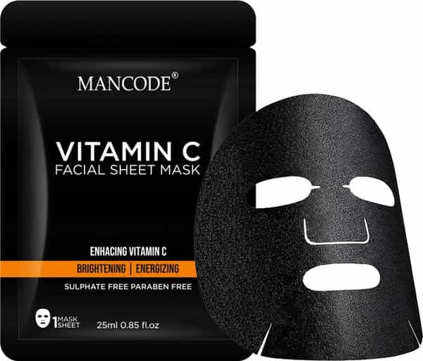 Mancode Vitamin C Facial Sheet Mask 25Ml