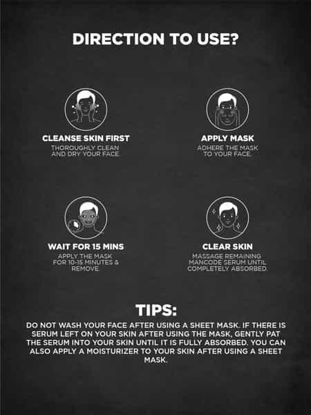 Mancode Vitamin C Facial Sheet Mask 25Ml