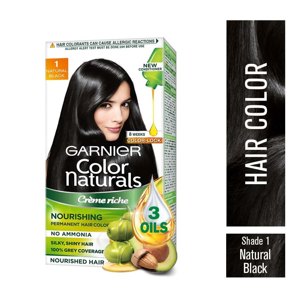 Buy Garnier Color Naturals Creme Shade 1 Natural Black 70ml 60g