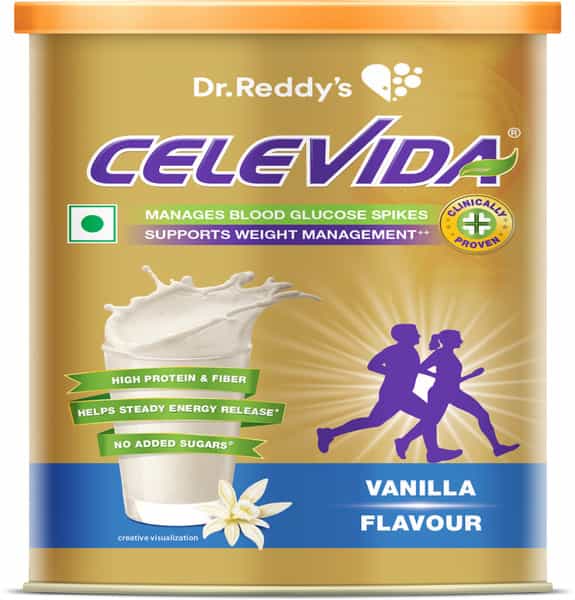 Celevida | Supports Weight Management | Vanilla | Powder | Tin | 400 Gm