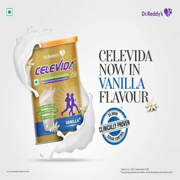 Celevida | Supports Weight Management | Vanilla | Powder | Tin | 400 Gm