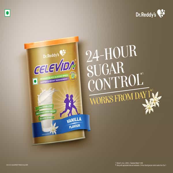 Celevida | Supports Weight Management | Vanilla | Powder | Tin | 400 Gm