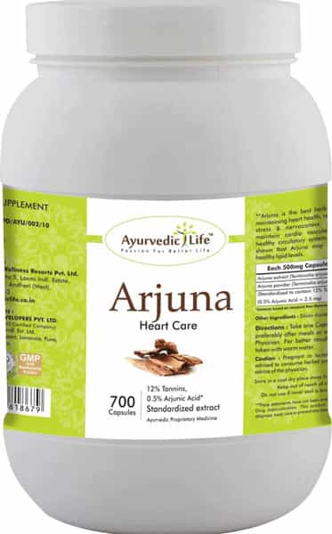 Ayurvedic Life Arjuna 700 Capsules Value Pack Of 4