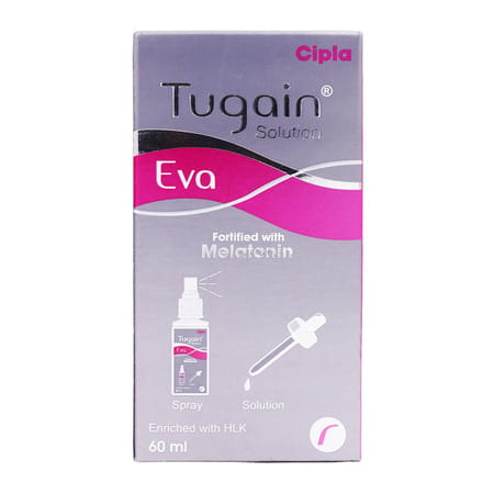 Tugain Eva Bottle Of 60ml Minoxidil Solution