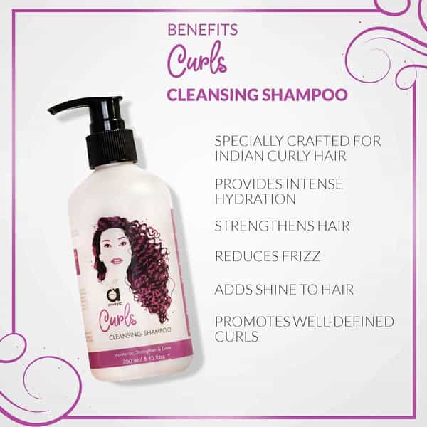 Anveya Curls Shampoo & Conditioner Combo: For Bouncy Tangle-Free Curly Hair