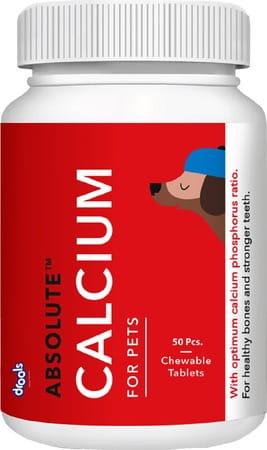 Drools Absolute Calcium Tablet - Dog Supplement 50 Pieces