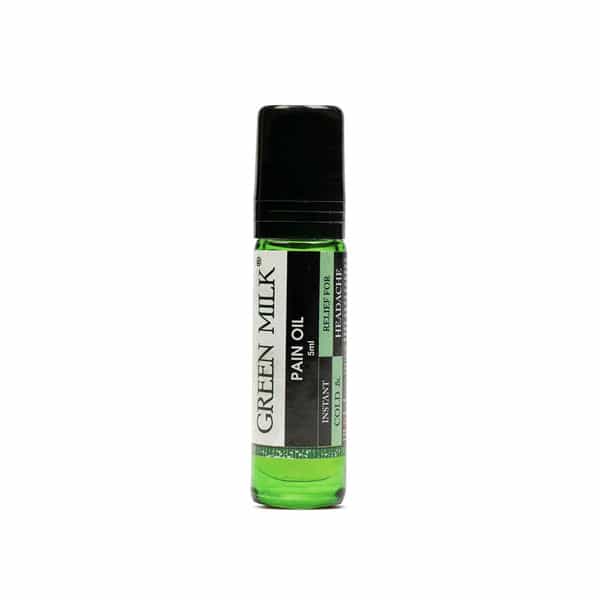Green Milk Pain Oil - Ayurvedic Pain Relief Oil For Joint & Muscle Pain | 5 Ml X 6