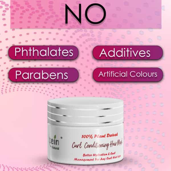 Ktein Natural 100% Plant Derived Curl Conditioning Hair Mask (100Ml)