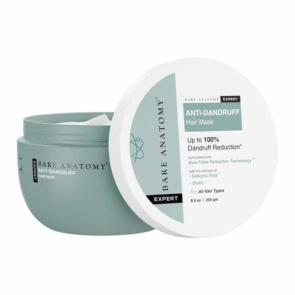 Bare Anatomy Expert Anti-Dandruff Hair Mask | Targets Oily Scalp And Sheds Dry Flakes | 250 Gm