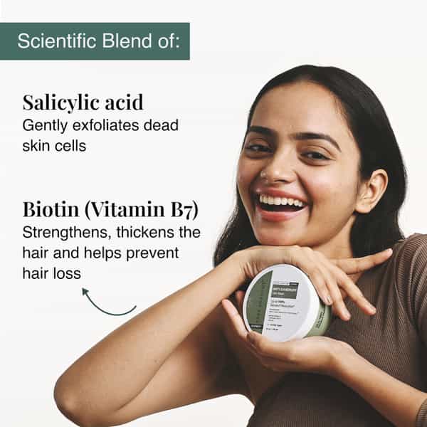 Bare Anatomy Expert Anti-Dandruff Hair Mask | Targets Oily Scalp And Sheds Dry Flakes | 250 Gm