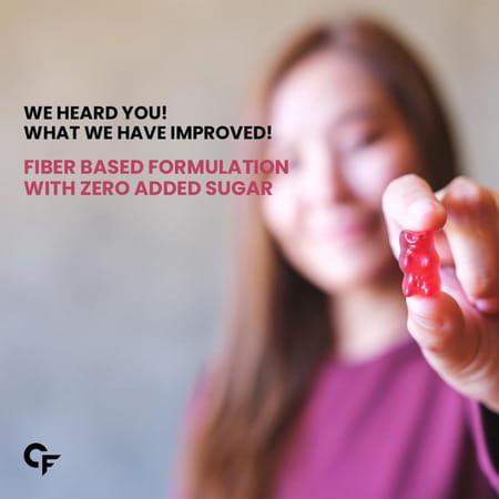 Carbamide Forte Collagen Supplements | Collagen Gummies - Mixed Fruit Flavour - 60 Gummy