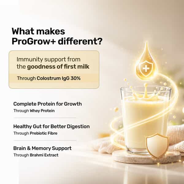 Miduty Kids Progrow+ Chocolate Nutrition Shake | Growth | Energy | Brain & Immunity | 400G