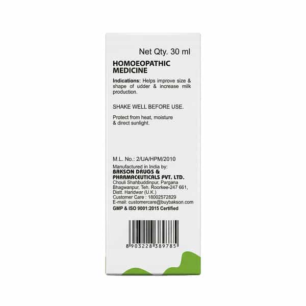 Baksons Veterinary Udder Care Drops | For Veterinary Use | 30 Ml