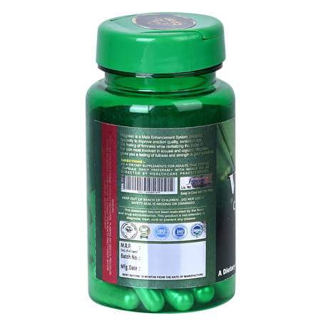 Cipzer Via Green 60 Capsules | Supports Stamina| Vigour & Overall Vitality