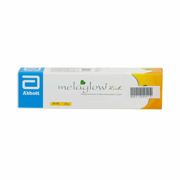 Melaglow Rich Dipigmentation And Glow Restoration Cream 20Gm X Pack Of 2