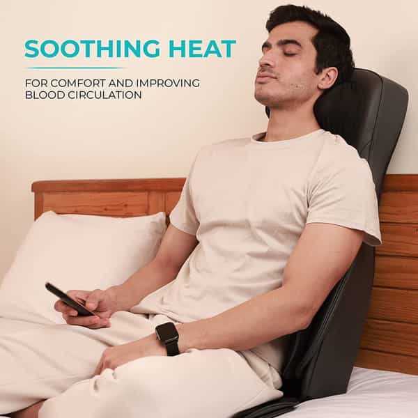 Beatxp Powerheal Go Car Seat Massager Chair For Full Body Pain Relief With Infrared Heat Therapy