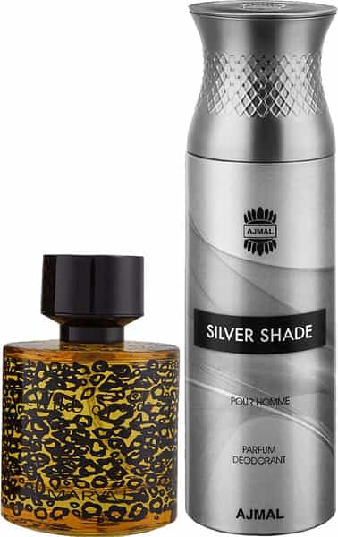 Maryaj Wild Speed Edp Spicy 100Ml For Men And Ajmal Silver Shade Homme Deodorant 200Ml For Men