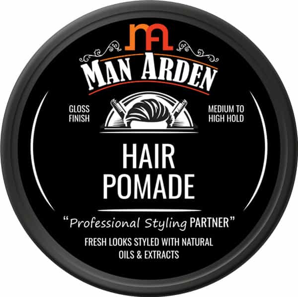 Man Arden Hair Pomade Professional Styling For Gloss Finish Medium To High Hold Easy Wash Off 50Gm