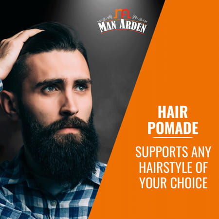 Man Arden Hair Pomade Professional Styling For Gloss Finish Medium To High Hold Easy Wash Off 50gm