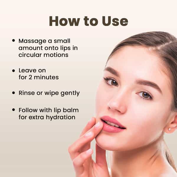 Alglaze Vanilla Lip Scrub | Exfoliates Smoothens | Sugar Crystals Vanilla & Moisturising Blend | 25G