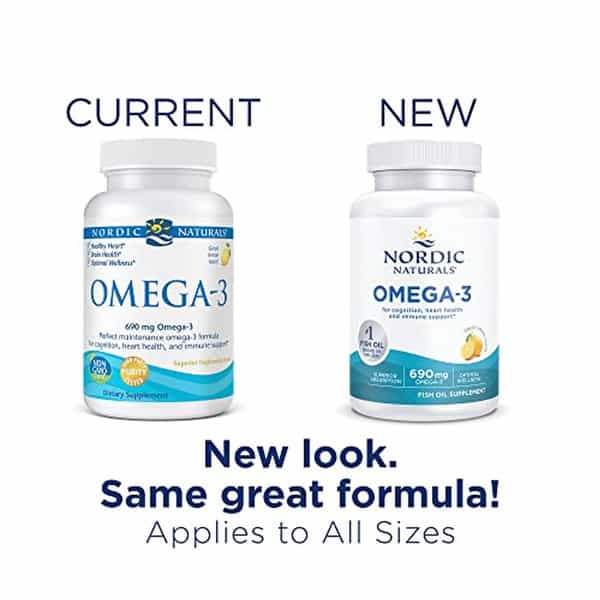 Nordic Naturals Omega 3 Fish Oil Epa And Dha 690Mg Omega 3 Fish Oil 180 Softgels For Adults
