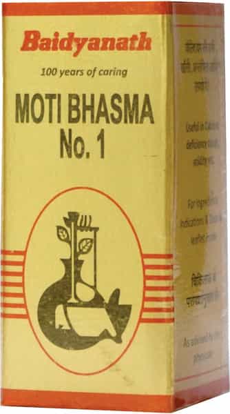 Baidyanath Asli Ayurved Moti Bhasma No. 1 (1G)
