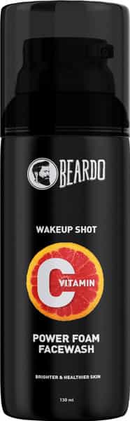 Beardo Skin Brightening Vitamin C Power Foam Face Wash For Men - 130 Ml