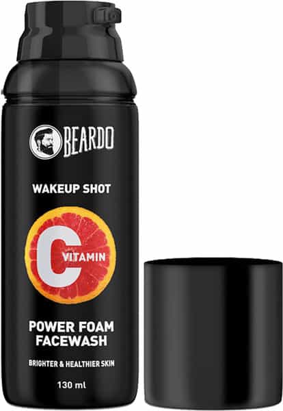 Beardo Skin Brightening Vitamin C Power Foam Face Wash For Men - 130 Ml