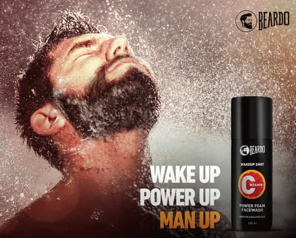 Beardo Skin Brightening Vitamin C Power Foam Face Wash For Men - 130 Ml