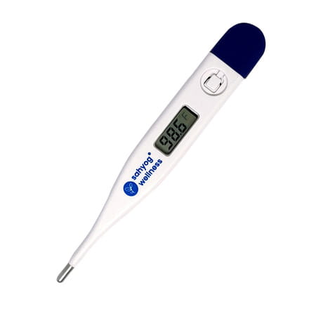 Sahyog Wellness Swth01 Digital Clinical Thermometer With Quick Measurement In C & F (White)