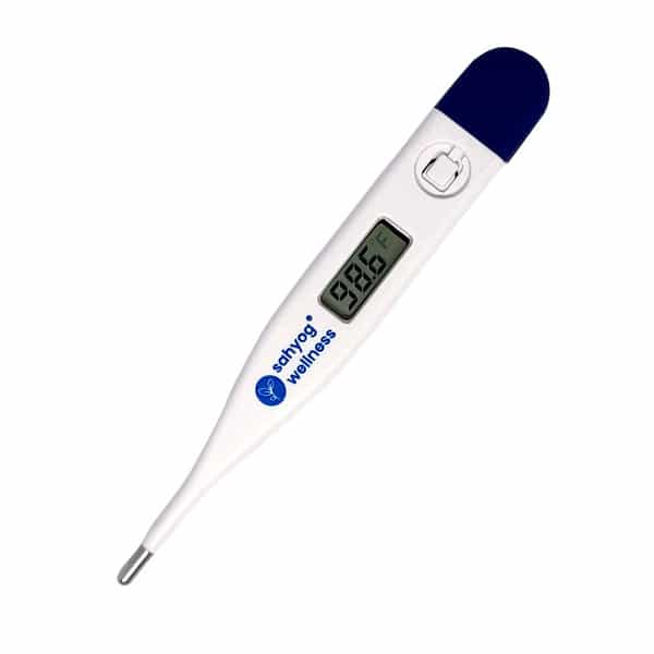 Sahyog Wellness Swth01 Digital Clinical Thermometer With Quick Measurement In C & F (White)