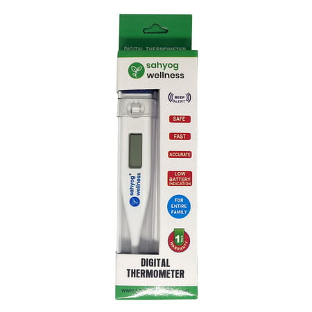 Sahyog Wellness Swth01 Digital Clinical Thermometer With Quick Measurement In C & F (White)