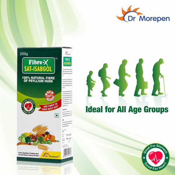 Dr. Morepen Fiber-X Sat Isabgol - 200Gm