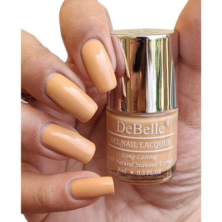 Debelle Nail Polish Combo | Glossy | - Roseate Gold & Light Nude - Natural Blush | 24 Ml | 8 Ml Each